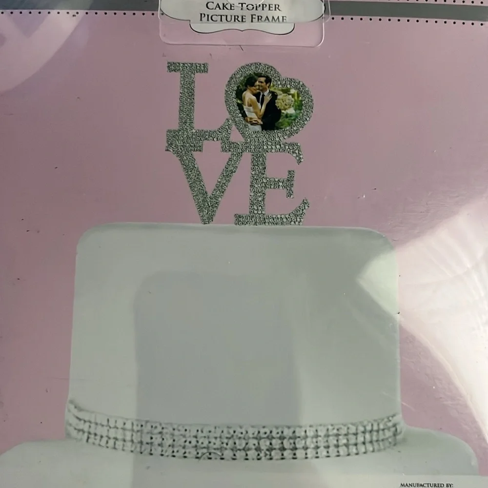 LOVE Cake Topper Picture Frame